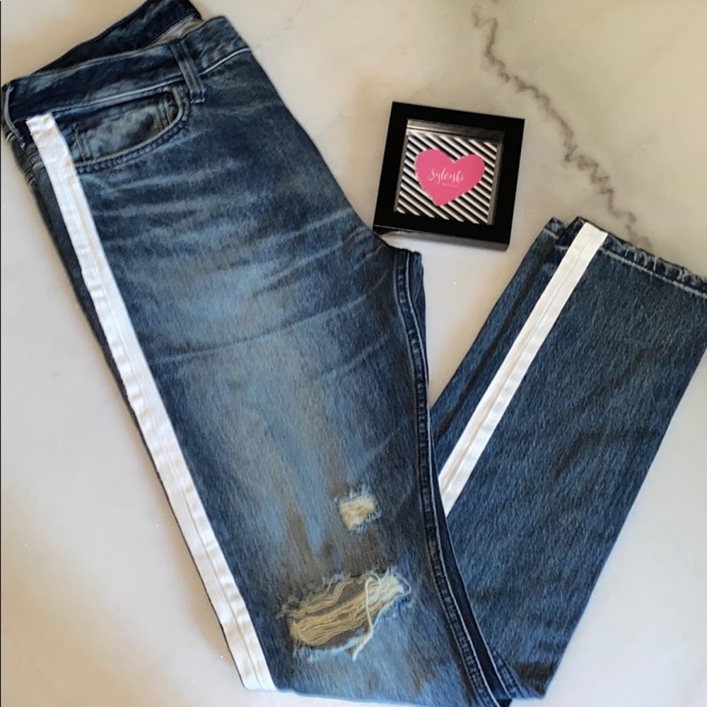 🔥 PacSun Skinny Side Stripe Medium Jeans NWT - Picture 5 of 6